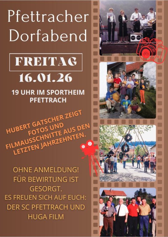 Dorfabend Pfettrach 2026