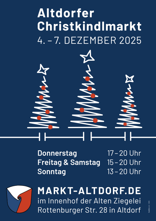 Plakat Christkindlmarkt 2025