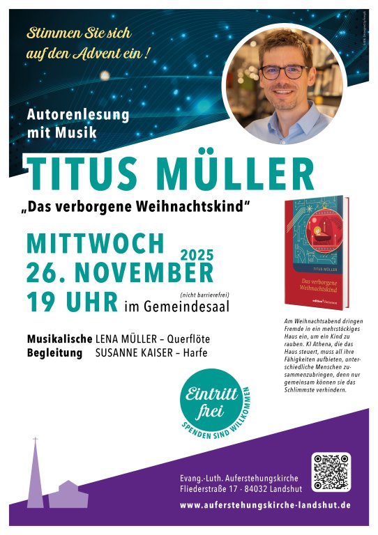 Flyer Lesung Titus Müller