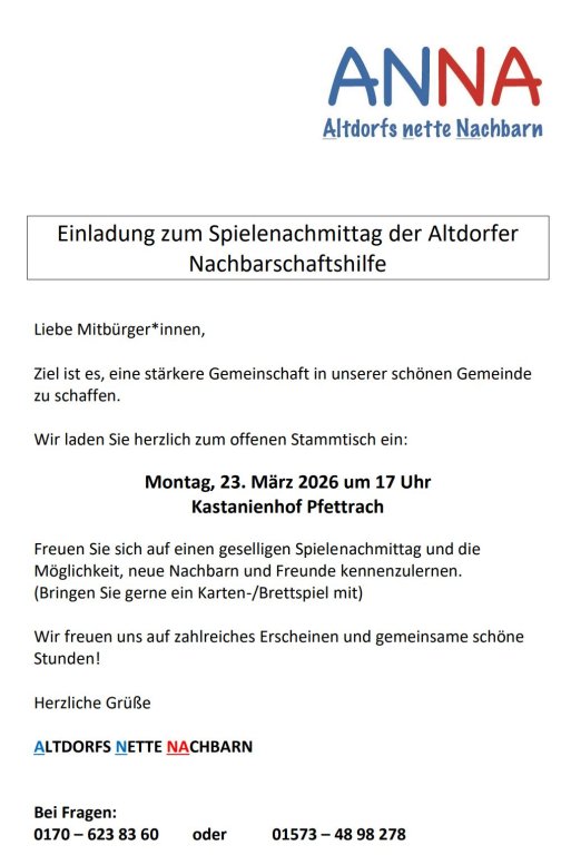 ANNA Spielenachmittag 23.03.26