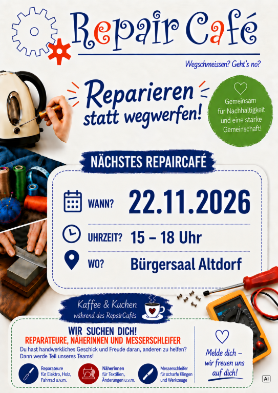 Repaircafe November 2026 Repaircafe November 2026
