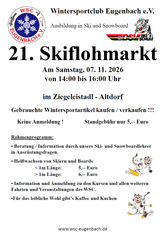 Skiflohmarkt 2026